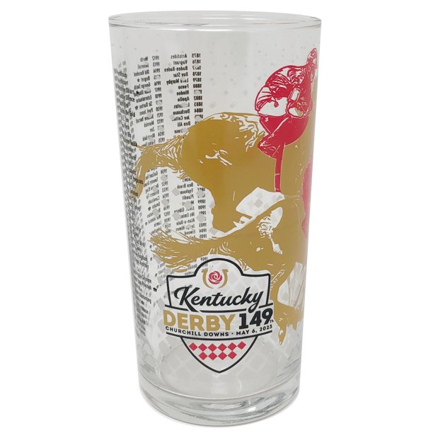 149th Kentucky Derby Official Mint Julep Glasses of 2023, , 12 oz Glass