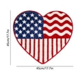 thumbnail image 3 of 4th Of July Entryway Rug Outdoor Entrance Mats,Heart-Shaped Rugs Bathroom Outside Mats for Door,Carpet for Room Funny Welcome Mats,Soft Bedroom Rug Outdoor Patio Mat,18x18in, 3 of 6