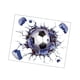 thumbnail image 3 of Pegatina pared fútbol, ​​decoración pared, extraíble, calcomanía balón fútbol para dormitorio y sala estar., 3 of 7