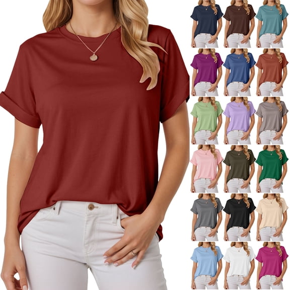 TTUHYWXI Womens Oversized T Shirts Crewneck Short Sleeve Summer Athletic Tees Shirt Loose Fit Y2K Tops (Light Green, XL)