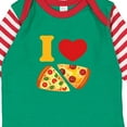 thumbnail image 4 of Inktastic I Love Pizza Boys or Girls Long Sleeve Baby Bodysuit, 4 of 5
