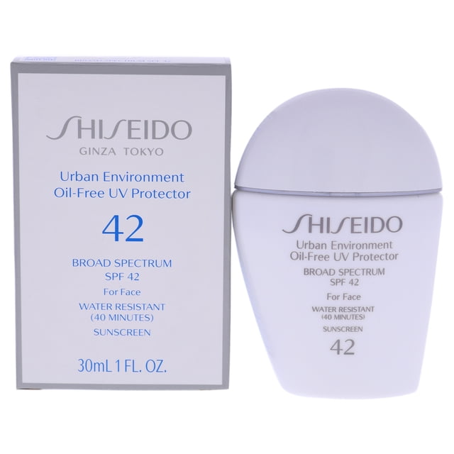 Protector solar Shiseido Urban Environment Oil-Free UV Protector Broad Spectrum SPF 42 For Face Protector solar Unisex 1 oz