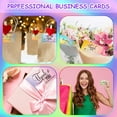 thumbnail image 3 of 50 Pcs Cartes de Remerciement Petite Entreprise, Mini une Variété de styles Cartes de Remerciement pour Soutenir Notes Magasinage Cartes Holographiques de Remerciement Cartes de Vœux pour Propriétaire de Magasin de Détail Produits Client 2x3.5 Inch, 3 of 5