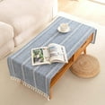 thumbnail image 2 of YGUII Coffee Table Cloth, Coffee Table Cover with Tassel, Jacquard for Living Room Small Rectangle Tablecloths Washer Dryer Fridge Top Dust Cover, 2 of 6