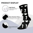 thumbnail image 7 of Tiweut 67 Socks Meme 6 7 Basketball Socks Funny Six Seven Design Novelty Socks,Black4,One Size, 7 of 7
