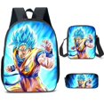 thumbnail image 1 of 3 unids/set niños Dragon Ball Series mochila estuche para lápices bolso cruzado arnés de cojín de aire impermeable protección de la columna vertebral mochila escolar hola suerte unisex, 1 of 2