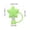 Green, variant on Silicone Straw Cover, Star Shaped Dust Proof Straw Cap, Reusable Leak Proof Straw Topper for Tumbler Cups and Water Bottles