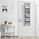 thumbnail image 2 of Over The Door Organizer,5-shelf Fabric Wall Mount Storage With Pvc Clear Window,over Door Hanging Organizer For Bathroom, 2 of 5