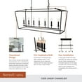 thumbnail image 4 of Norwell Lighting - 7 Light Linear Cage Pendant In Traditional and Classic, 4 of 7