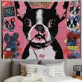 thumbnail image 2 of Orinice Pop Art Dog Tapestry Wall Hanging Unique Style Graphic Tapestries Home Wall Decor for Living Room Bedroom Dorm 40x60inch, 2 of 6