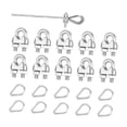 thumbnail image 1 of 10 Abrazaderas para Cables M5, Pernos en U de Acero Inoxidable, Resistentes, Portátiles, Profesionales, de Alta Durabilidad., 1 of 9