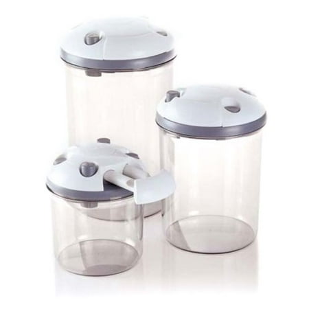 Zevro Indispensable VacuumSaver 3-Piece Container Set