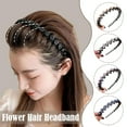thumbnail image 3 of Misterolina Headband with Clip Hairstyle Double Bangs Hair Clips Bangs Hair Band Hairpin S, 3 of 7