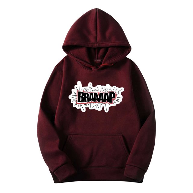 Sudadera con capucha para hombre, informal, con estampado navideño, de manga larga, tipo blusa
