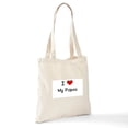 thumbnail image 6 of CafePress - I LOVE MY PAPOU Tote Bag - Unisex Canvas Tote Bag, Beige, 1-Piece, 6 of 6