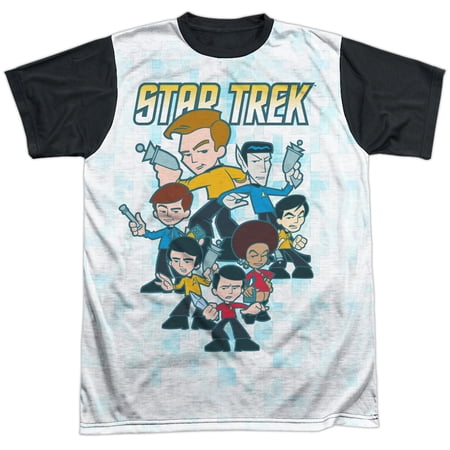 Star Trek Men s Quogs Crew Sublimation T-shirt White