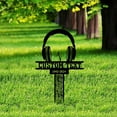thumbnail image 2 of Custom Personalized Metal Grave Markers, Music Lover Remembrance Plaques, Outdoor Sympathy Stakes, Bereavement Outdoor Plaque, 2 of 6