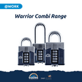 thumbnail image 7 of Warrior&reg; Open Shackle Combination Padlock | Boron Steel | Combi 55, 7 of 7
