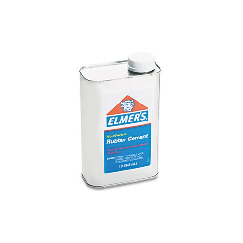 Rubber Cement 32 oz, Dries Clear