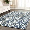 thumbnail image 4 of Safavieh Cambridge 2' X 3' Hand Tufted Wool Rug in Navy and Ivory, 4 of 4