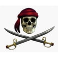 thumbnail image 2 of Pirate Skull Wall Decal by Wallmonkeys Peel and Stick Graphic (18 in W x 15 in H) WM15446, 2 of 4