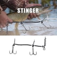 thumbnail image 4 of ZheElen Premium Fishing Platform System Heavy Stinger Pike Rig Corkscrew For Popular Spins Durable. With Large Sardines 3pcs, 4 of 6