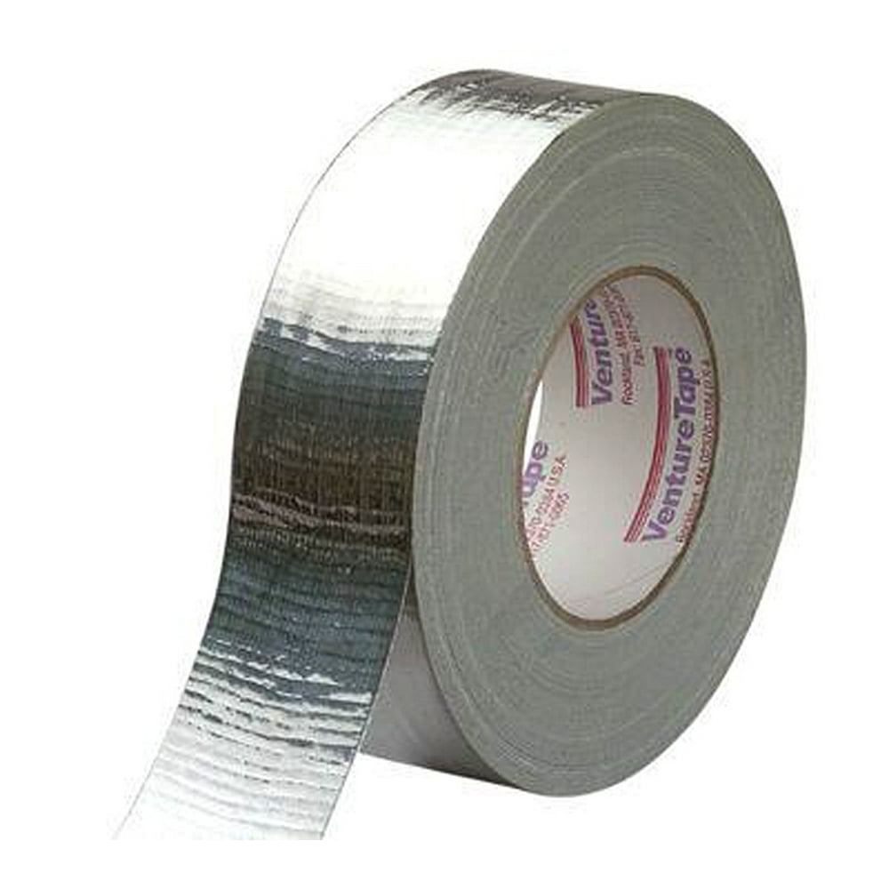 3M/VENTURE Tape 1502 Metalized Duct Tape 48mm x 55M x 11mil Silver 6