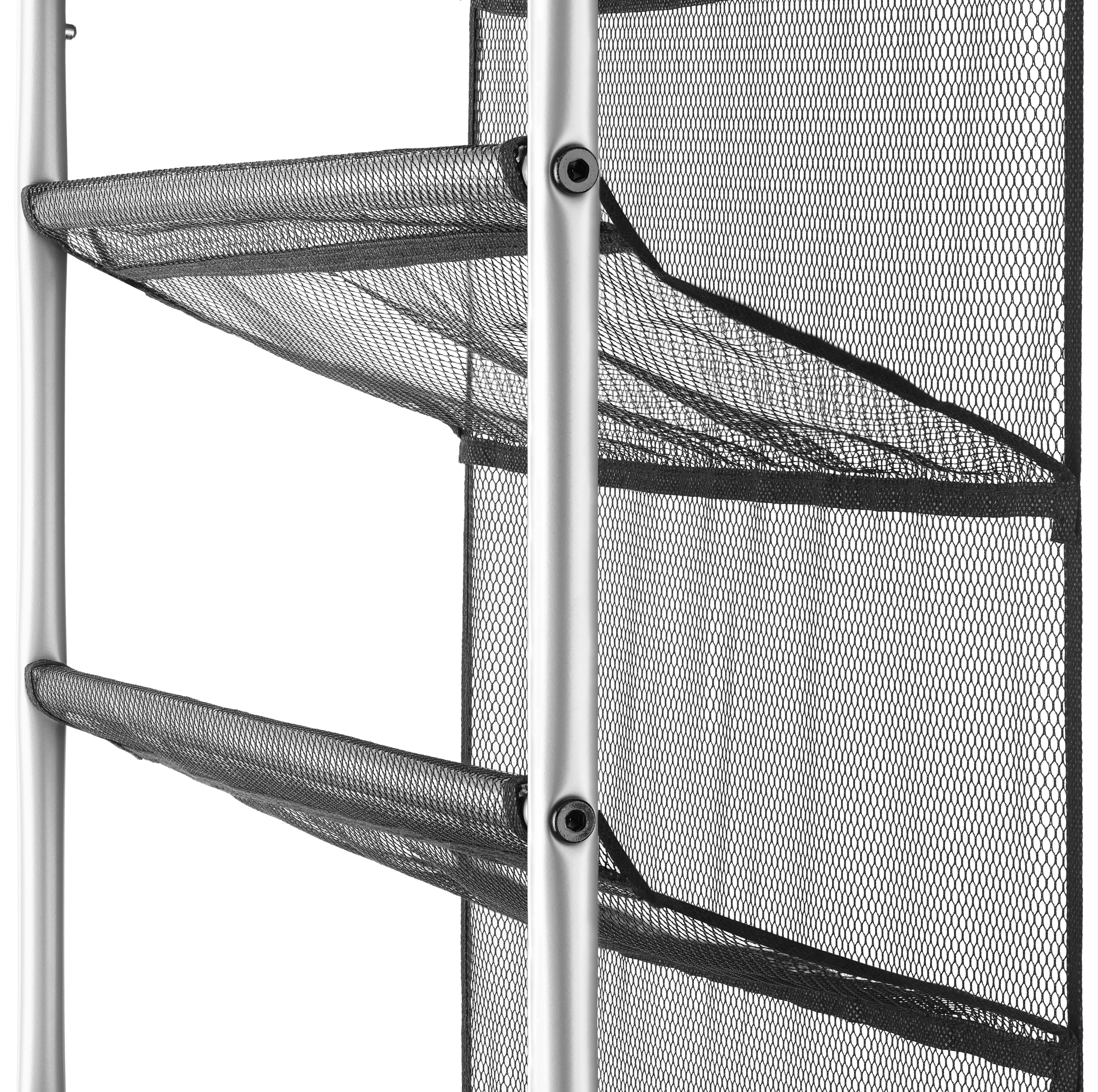 Mainstays Over-the-Door Hanging Shoe Rack, Fits up to 36 pairs, Space Saving, Mesh Lined Tear Resistant