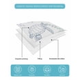 thumbnail image 4 of Twin Quilt Bedding Set, Turtle Coastal Reversible Summer Quilt 3 Pieces, Nautical Summer Beach Coral Jellyfish Shell Lightweight Bedspreads Coverlets with 2 Pillow Shams for All Seasons, 4 of 5