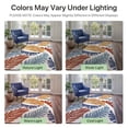 thumbnail image 5 of DEORAB 5'x8' Outdoor Rug Chenille Patio Carpet Three-Layer Material Imitation Silicone Spot Molding Camping Outside RV Mat,Colorful, 5 of 10