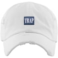 thumbnail image 2 of Trap Patch Vintage Distressed Dad Hat Cotton Adjustable Baseball Cap, 2 of 4