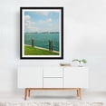 thumbnail image 3 of Detroit River 02 - Detroit Michigan Photography Black Framed Wall Art Print 16 x 20 inches, 3 of 4