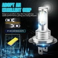 thumbnail image 2 of 4pcs 1860 H7 80W High Power LED Fog Light Lamp Car Headlight Bulb 6000K White Light, 2 of 5