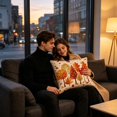 thumbnail image 7 of Btomtd Pumpkin Pillow Covers 18 x 18 for Thanksgiving, Fall Decorative Pillow Cases, Soft Couch Cushion Covers for Sofa Bedroom, A, 7 of 7