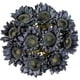 thumbnail image 1 of 10 Uds. De girasoles artificiales, flores falsas rústicas de un solo tallo para decoración del hogar, habitación de granja, Hotel (azul), 1 of 5
