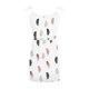 thumbnail image 4 of Gibobby Vestidos Casuales para Mujer Vestido de mujer Vestido de verano sin mangas Empalme Estampado Halter Plisado Vendaje Fiesta Mini vestidoPoliéster(Blanco,XL), 4 of 5