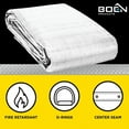 thumbnail image 2 of Boen Extra Heavy FR Tarps White 14x14 Weave 15' x 20', 2 of 3