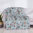 thumbnail image 3 of Fuzoiu Winter Gnome And Snowman Print Flannel Blanket,Throw Blanket,Flannel Home Decor,Fleece Bed Blankets,Cozy Soft Blanket for Bed, Sofa, Camping, and Travel-40"x30", 3 of 6