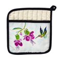 thumbnail image 2 of Betsy Drake PT940 Purple Hummingbird Pot Holder, 2 of 2