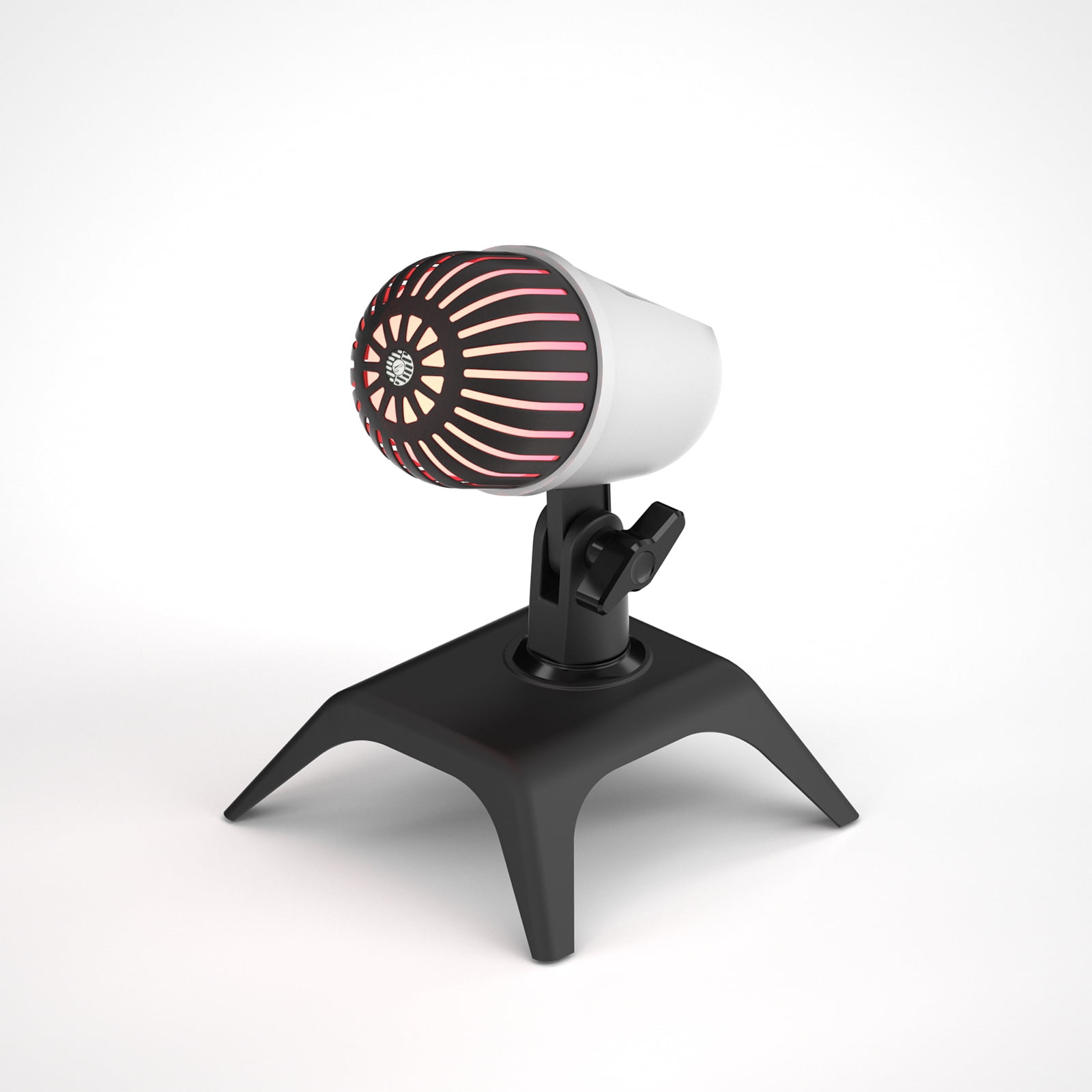 Walmeck USB RGB Microphone Computer PC Mic Cardiod Pick-up Condenser 3 Sound Modes Plug and Play Compatible with Windows MacOS for Meeting Streaming Singing Recording Podcasting Gaming