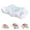 White, variant on CONCETTA Soft Memory Foam Neck Pillow for Comfortable Sleep All Night，Gray