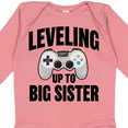 thumbnail image 4 of Inktastic Leveling Up to Big Sister Girls Long Sleeve Baby Bodysuit, 4 of 5