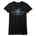 thumbnail image 1 of Monster Hunter Iceborn Logo Black Junior Women's T-Shirt, 1 of 2
