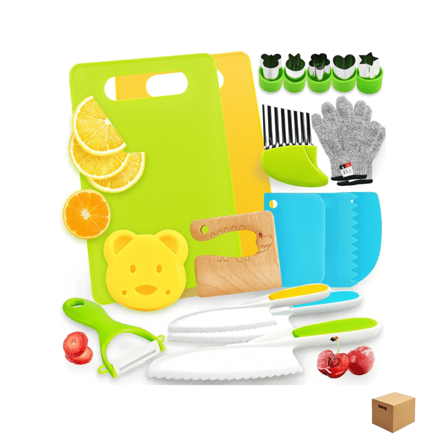 "Juguetes Seguros Para Niños Montessori 19 Pcs Belug, Multicolor "