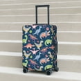 thumbnail image 6 of Disketp Dinosaur Elastic Travel Luggage Cover Travel Suitcase Protective Cover For Trunk Case Apply To 18''-32'' Suitcase Cover-Small, 6 of 7
