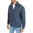 thumbnail image 2 of Men's Smith's Workwear Sherpa-Lined Sweater Fleece Jacket Color: Slate Blue Heather Size: XL, 2 of 5