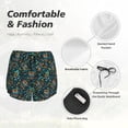 thumbnail image 4 of Pofeuu Owl Doodle Print Women's Athletic Shorts Running Workout Shorts Tummy Control Quick Dry Gym Shorts with Pockets Double layer sports shorts-X-Large, 4 of 7