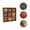 *390-Multicolor, variant on Cheapark Christmas Handmade Plaid Cloth Wrapped Balls - Crafted Decorative Ornaments, Soft Textured Pendants for Christmas Tree Garland Holiday Home Displays