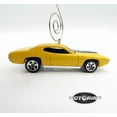 thumbnail image 2 of 1971 '71 Plymouth GTX Yellow Car Rare Christmas Tree Ornament Diecast, 2 of 4