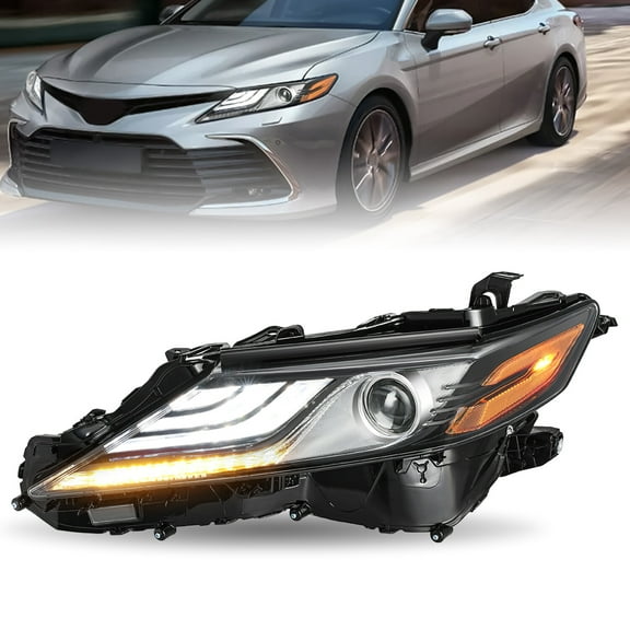 Driver Side Full LED Lamp Assembly For 2021 2022 2023 Toyota Camry XSE Headlight